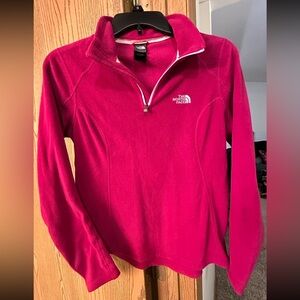 The North Face Pink Quarter-Zip Fleece